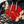 Chrisraw Snow cranes and red sun Japanese Christmas hoodie — print close-up