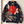 Chrisraw Snow cranes and red sun Japanese Christmas hoodie — hanging