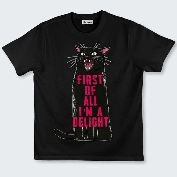 Chrisraw Roaring Black Cat Classic T-Shirt