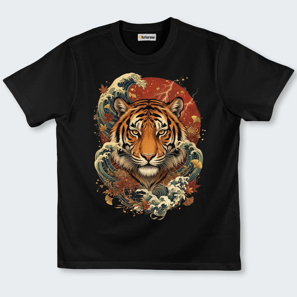 Chrisraw Rising Sun Tiger Classic T-Shirt