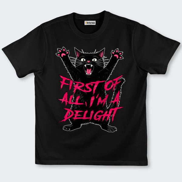 Chrisraw Roaring Black Cat Classic T-Shirt