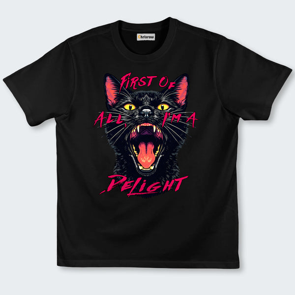 Chrisraw Roaring Black Cat Classic T-Shirt
