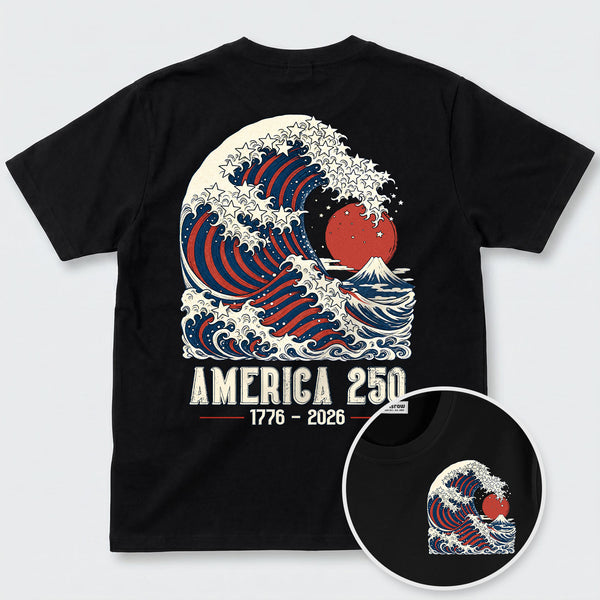 Chrisraw America 250 The Star-Spangled Tidey T-Shirt