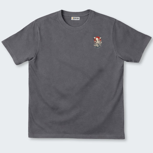 Chrisraw Kanagawa Wave Octopus T-Shirt