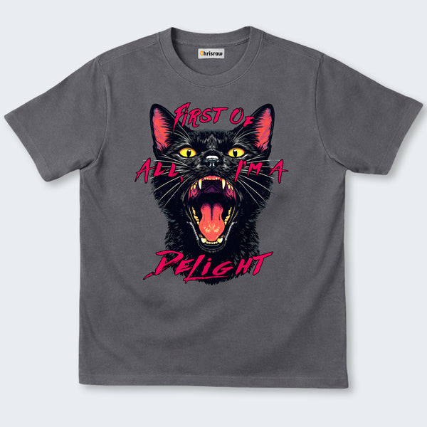 Chrisraw Roaring Black Cat Classic T-Shirt