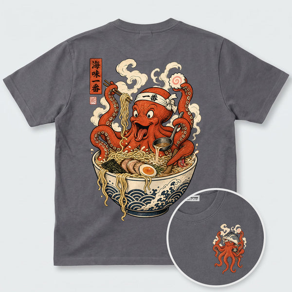 Chrisraw Octopus Ramen Master T-Shirt