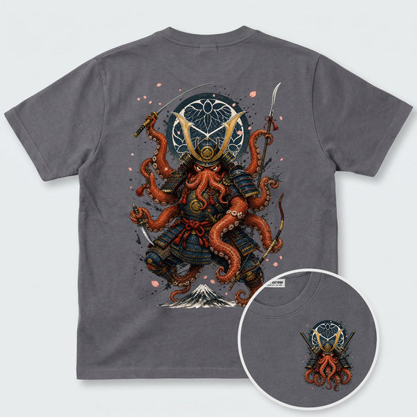 Chrisraw Samurai Octopus Warrior T-Shirt