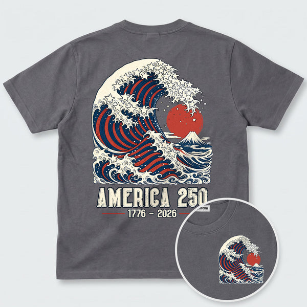 Chrisraw America 250 The Star-Spangled Tidey T-Shirt
