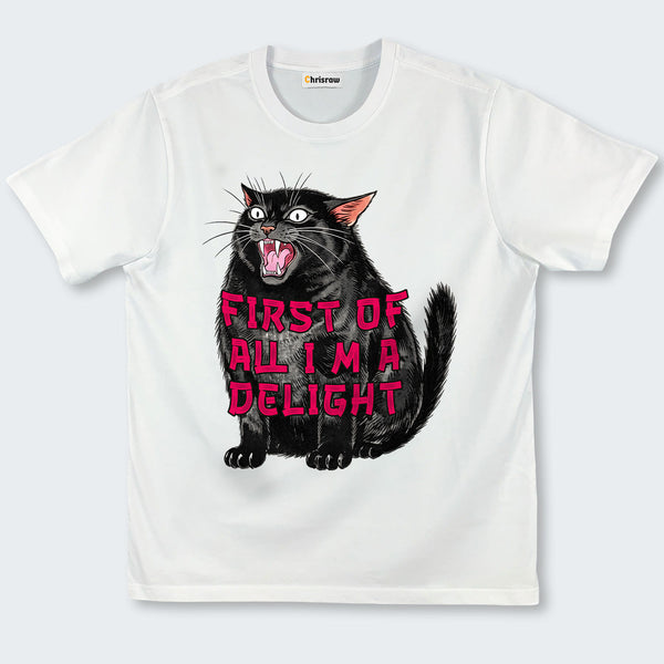Chrisraw Roaring Black Cat Classic T-Shirt