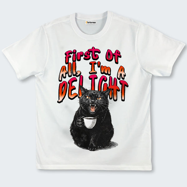 Chrisraw Roaring Black Cat Classic T-Shirt