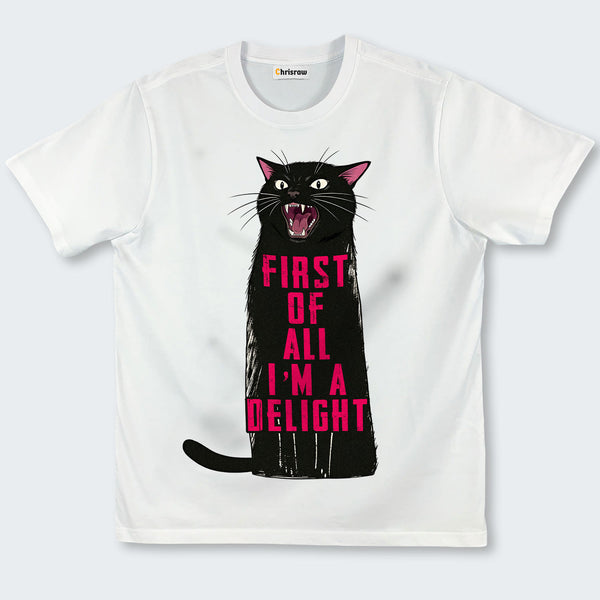 Chrisraw Roaring Black Cat Classic T-Shirt