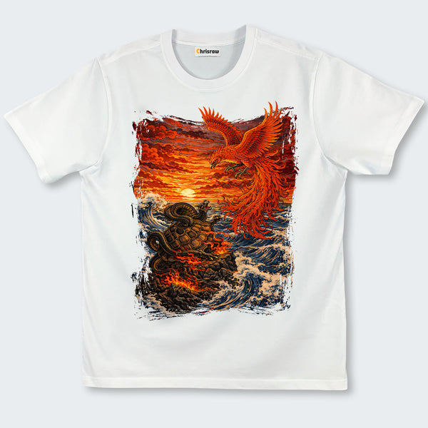 Chrisraw Phoenix vs Serpent Turtle Classic T-Shirt