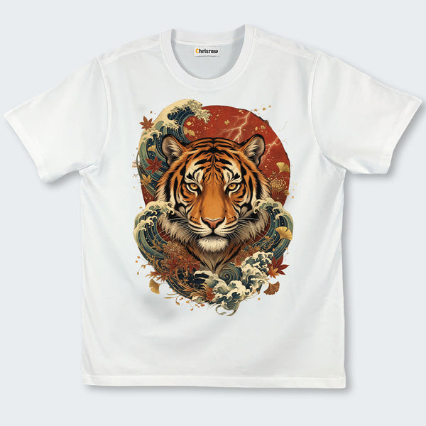 Chrisraw Rising Sun Tiger Classic T-Shirt