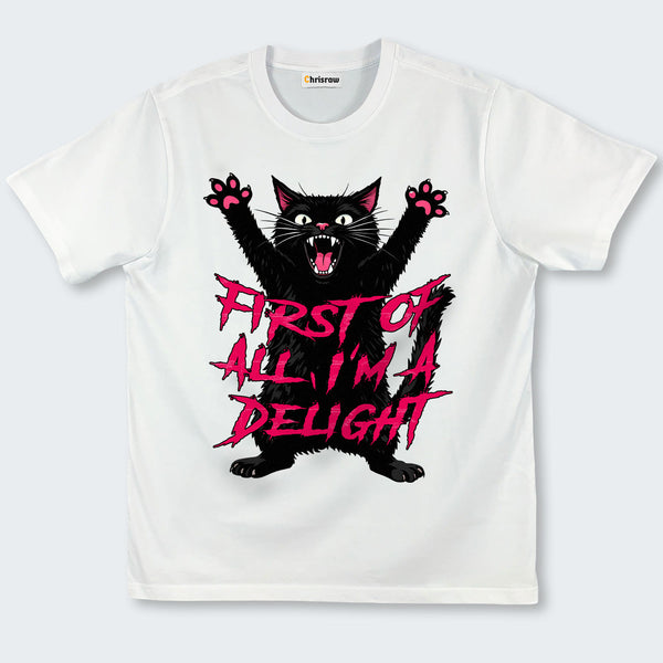 Chrisraw Roaring Black Cat Classic T-Shirt