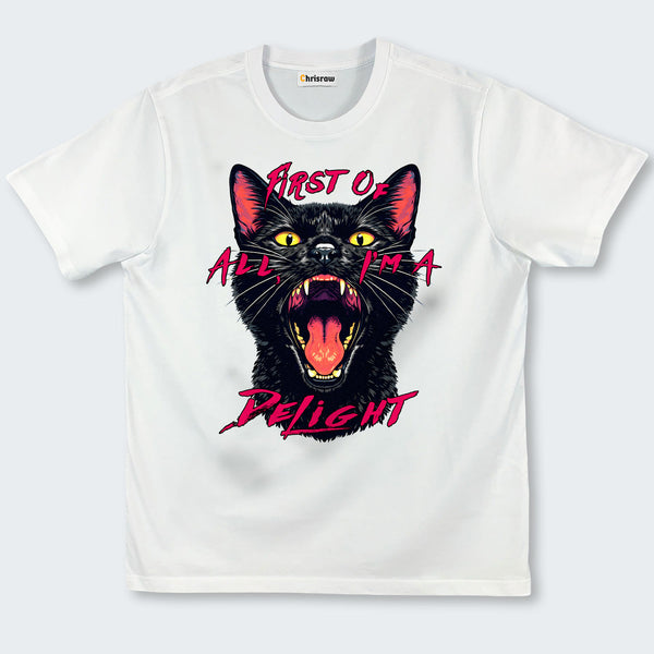 Chrisraw Roaring Black Cat Classic T-Shirt