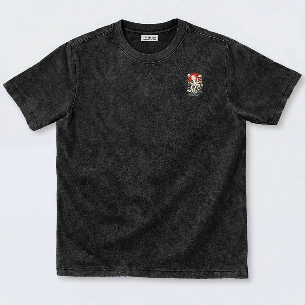 Chrisraw Kanagawa Wave Octopus T-Shirt