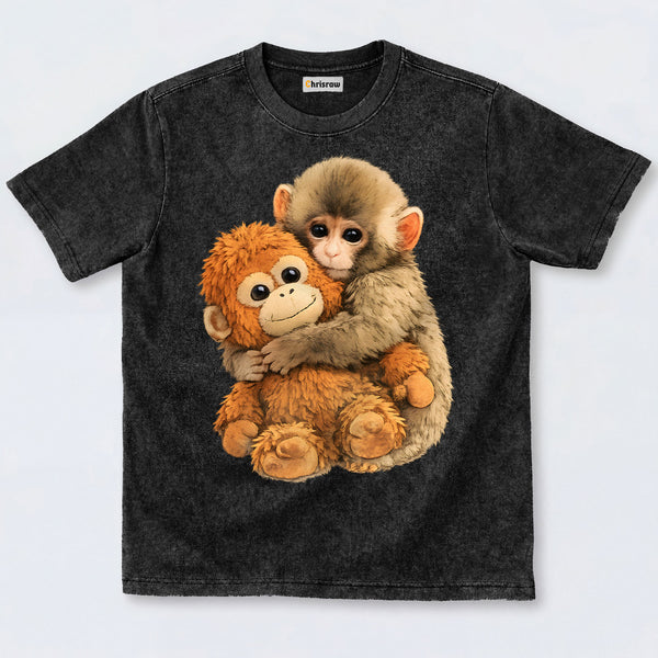 Chrisraw Punch Monkey Washed T-Shirts