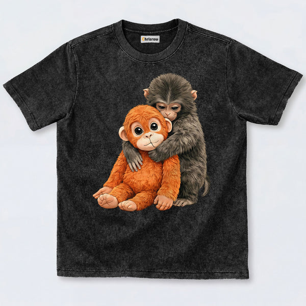 Chrisraw Punch Monkey Washed T-Shirts