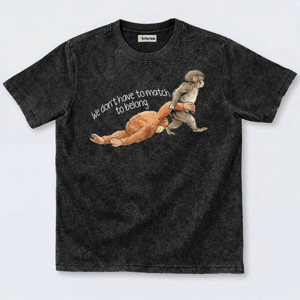 Chrisraw Punch Monkey Washed T-Shirts V2