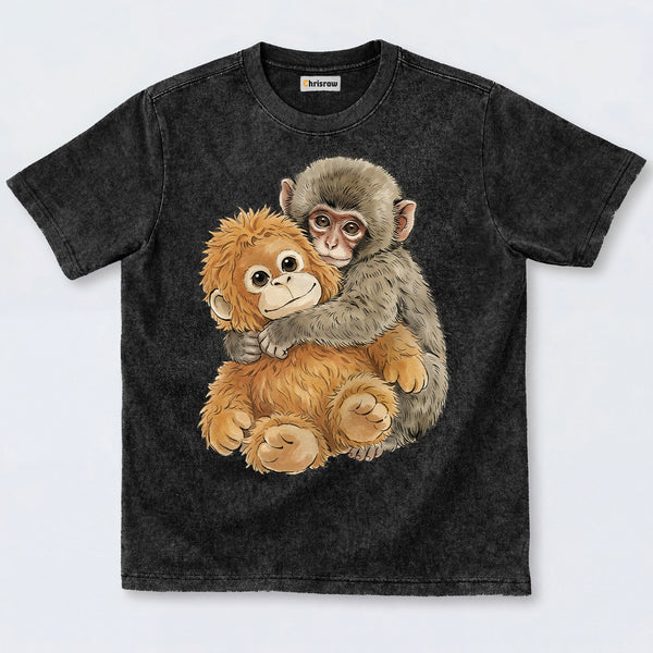 Chrisraw Punch Monkey Washed T-Shirts