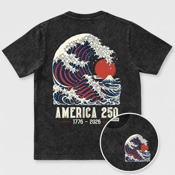 Chrisraw America 250 The Star-Spangled Tidey T-Shirt