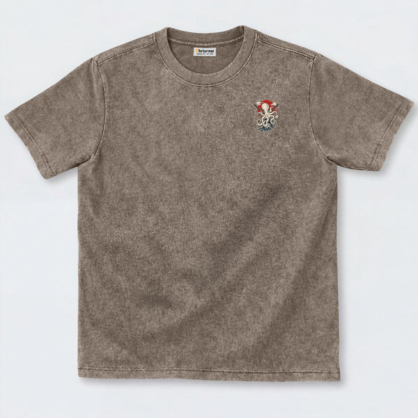 Chrisraw Kanagawa Wave Octopus T-Shirt