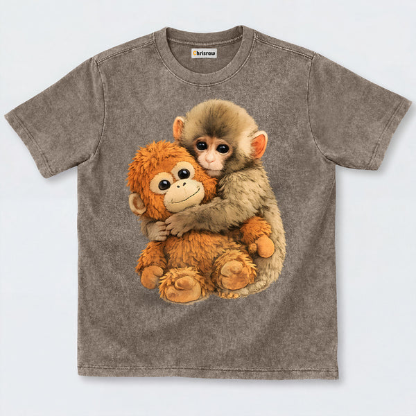 Chrisraw Punch Monkey Washed T-Shirts