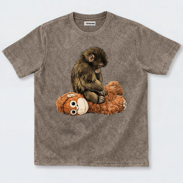 Chrisraw Punch Monkey Washed T-Shirts