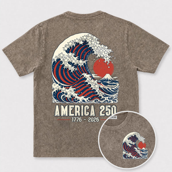 Chrisraw America 250 The Star-Spangled Tidey T-Shirt