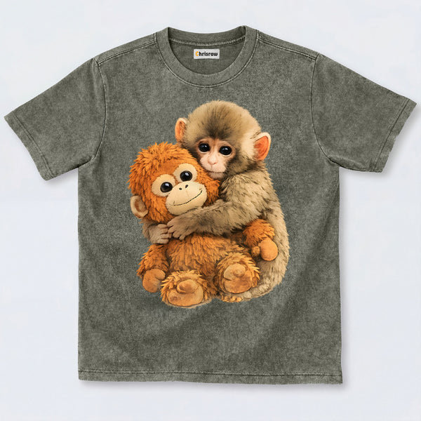 Chrisraw Punch Monkey Washed T-Shirts