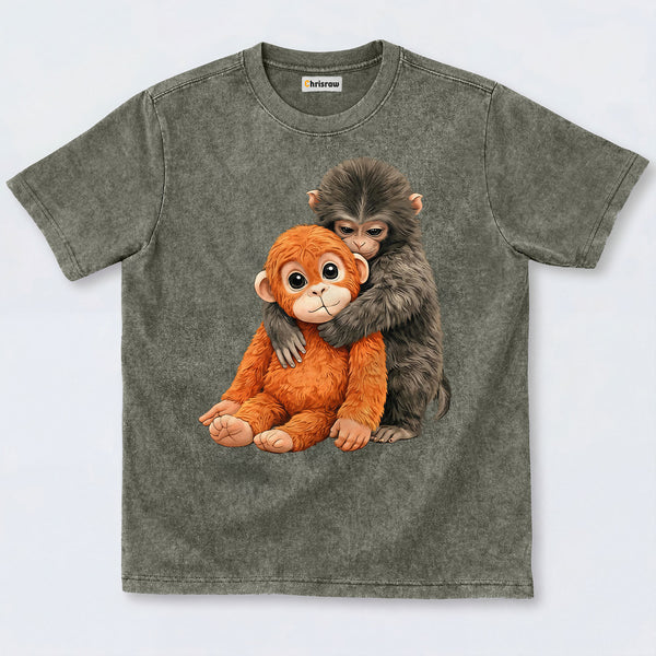 Chrisraw Punch Monkey Washed T-Shirts
