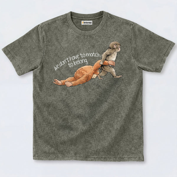 Chrisraw Punch Monkey Washed T-Shirts V2