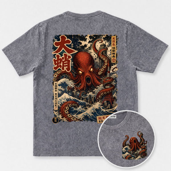 Chrisraw Tokyo Kaiju Octopus T-Shirt