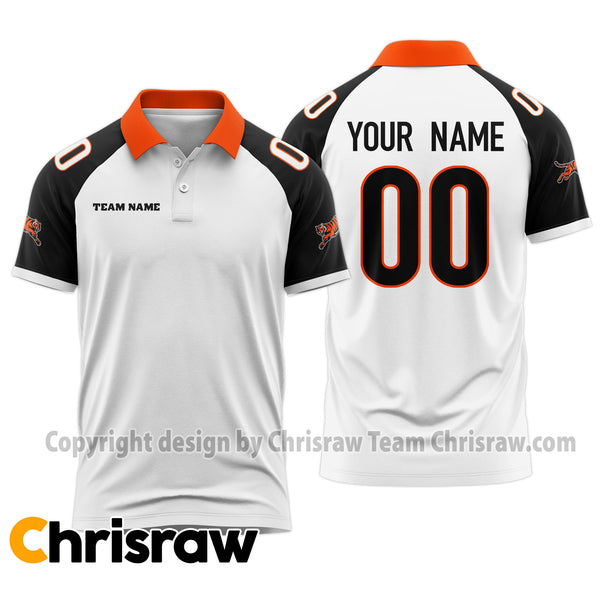 Bengals Polo Custom Name & Number