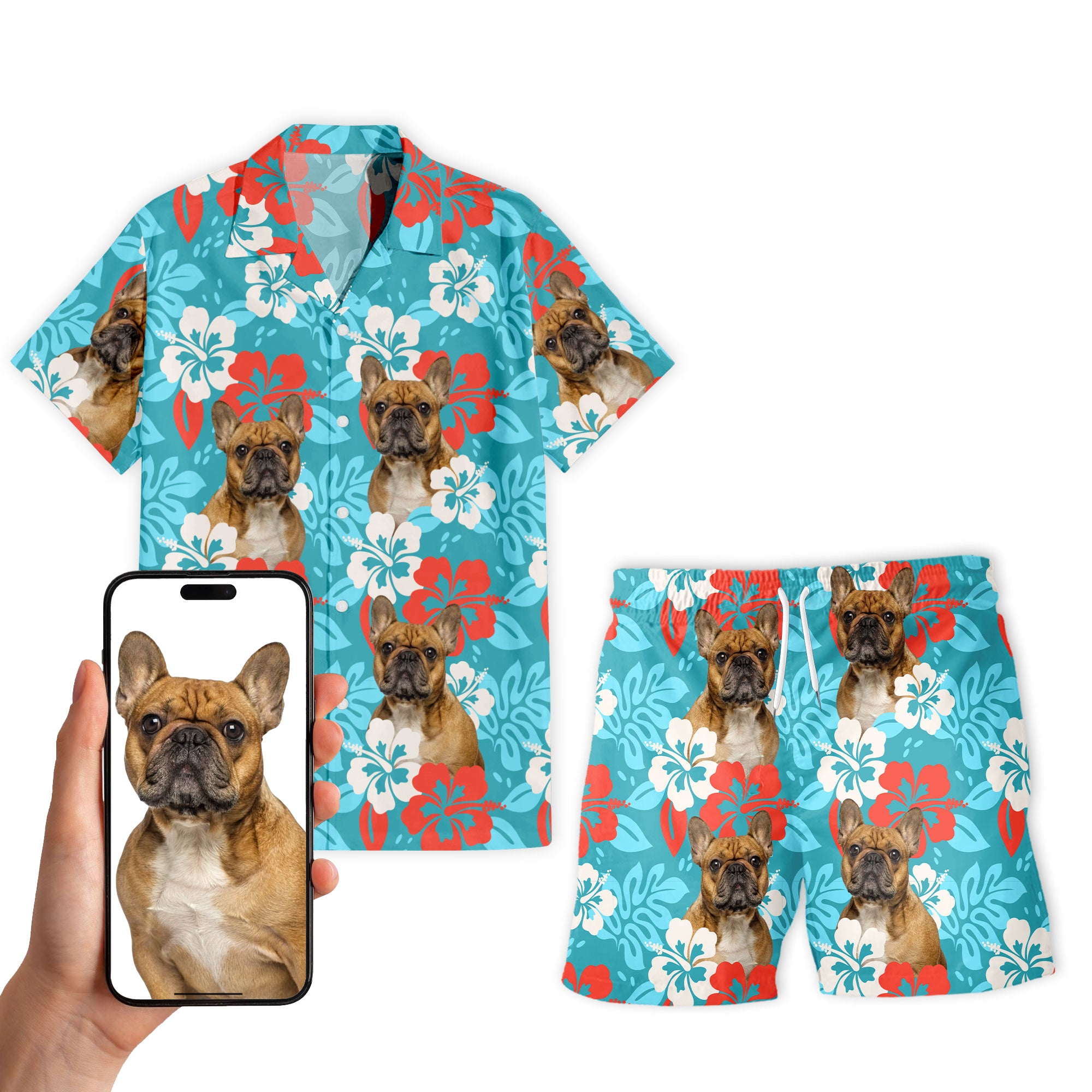 Hawaiian Shirt & Shorts Personalized - 02