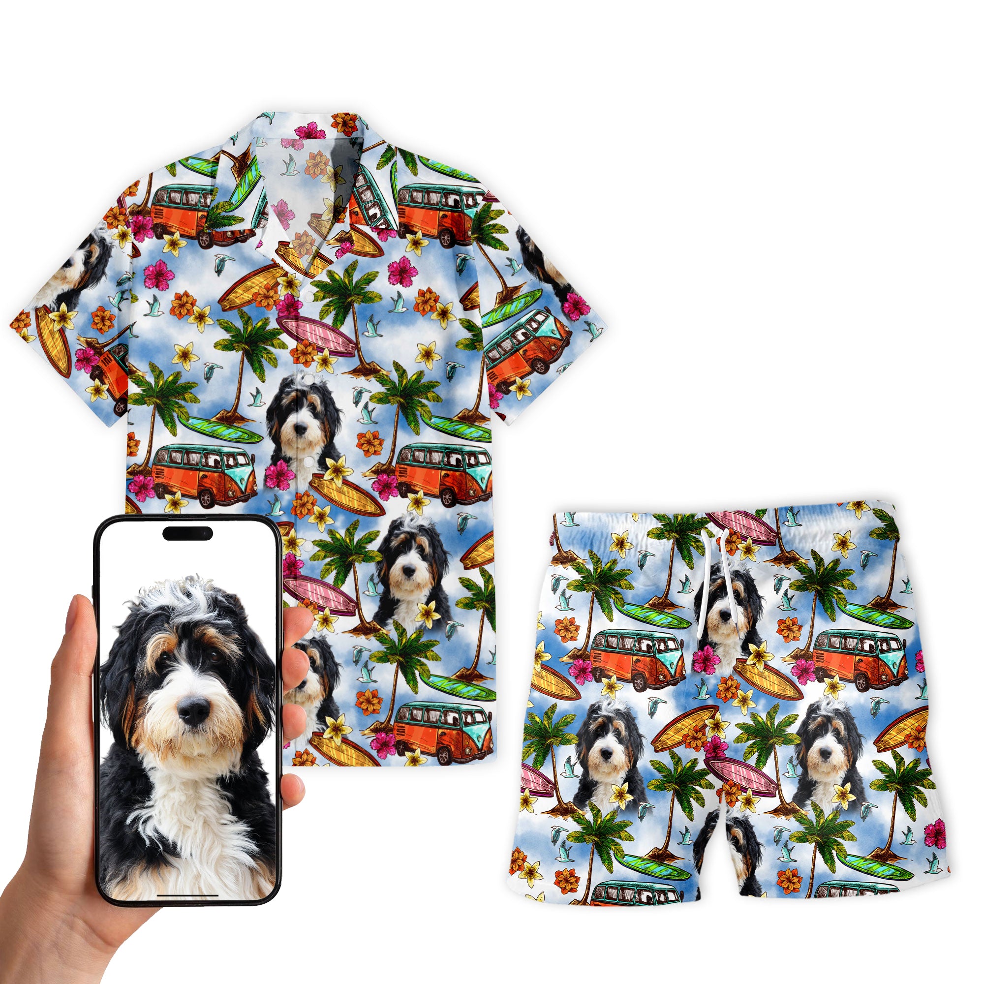 Hawaiian Shirt & Shorts Personalized - 41