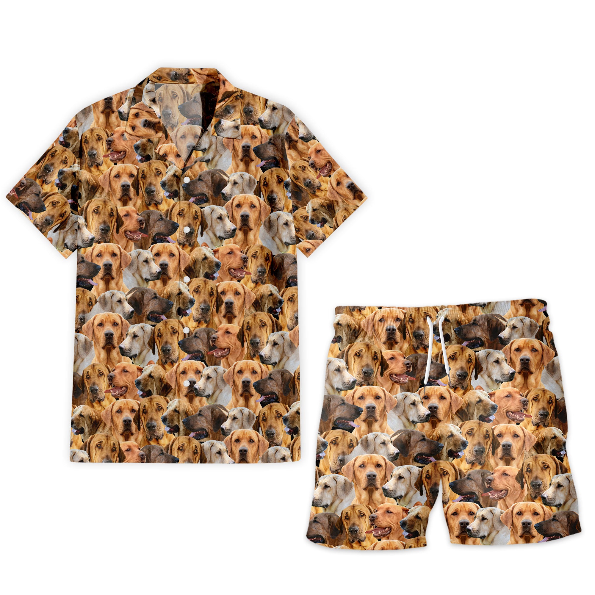 Broholmer Full Face Hawaiian Shirt & Shorts