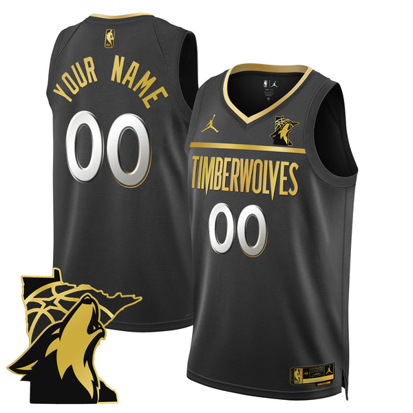 Minnesota Timberwolves Swingman Custom Jersey - Minnesota Patch - All Stitched