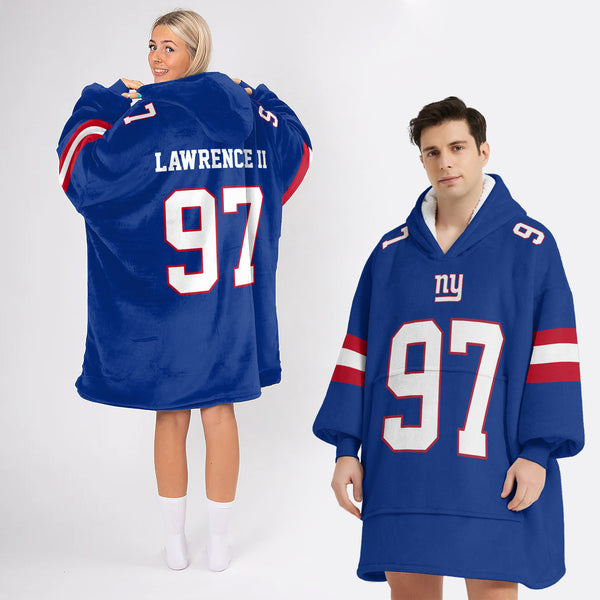 Adult 97 New York G Football Unisex Blanket Hoodie