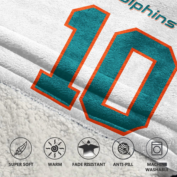 T.H 10 Miami Football Unisex Blanket Hoodie