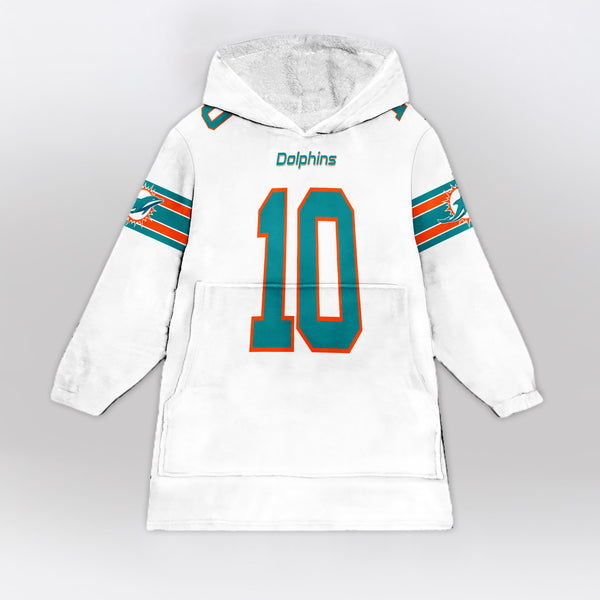 T.H 10 Miami Football Unisex Blanket Hoodie