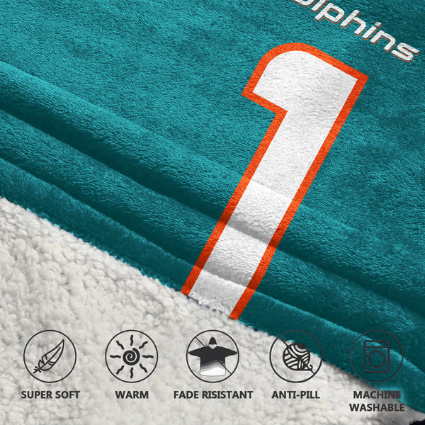 T.T 1 Miami Football Unisex Blanket Hoodie