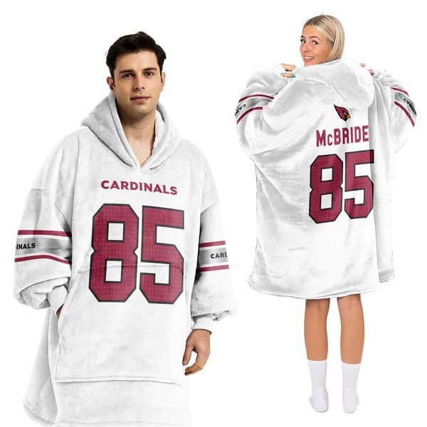 Adult 85 Arizona Cardinals Football Unisex Blanket Hoodie