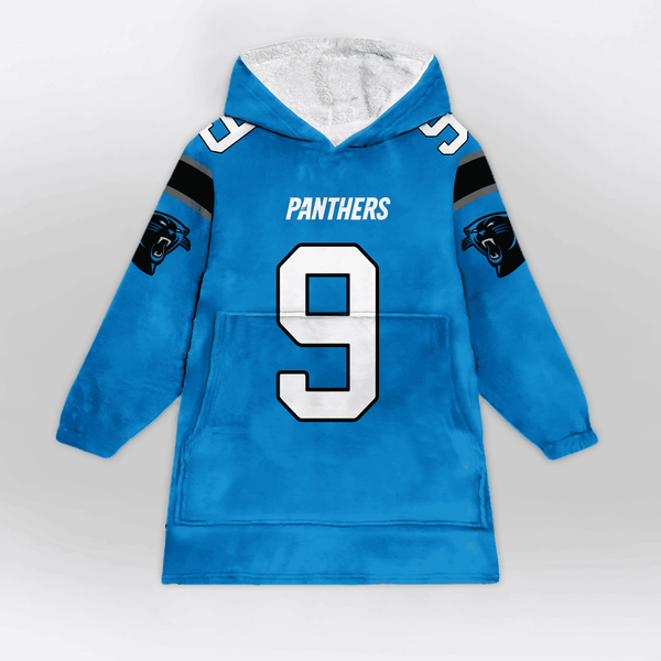 B.Y 9 Carolina Football Unisex Blanket Hoodie