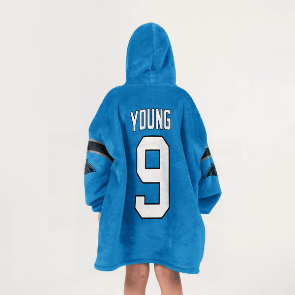 B.Y 9 Carolina Football Unisex Blanket Hoodie