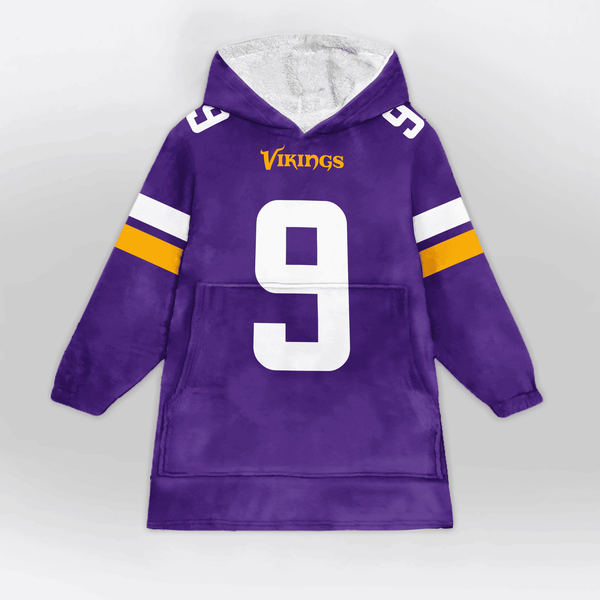 9 Minnesota Football Unisex Blanket Hoodie