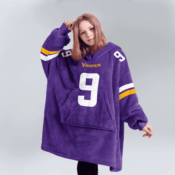 9 Minnesota Football Unisex Blanket Hoodie