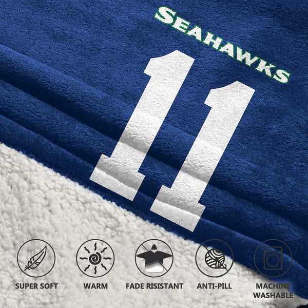 J.S 11 Seattle Football Unisex Blanket Hoodie