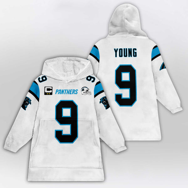 Captain B.Y 9 Carolina Football Unisex Blanket Hoodie