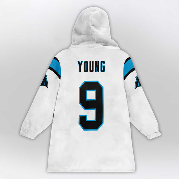 Captain B.Y 9 Carolina Football Unisex Blanket Hoodie